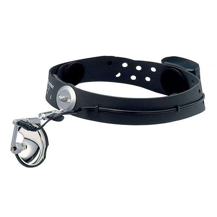 Рефлектор налобный Clar № 55 Riester с LED лампой 6 В и набором литиевых батарей CR 123A Riester